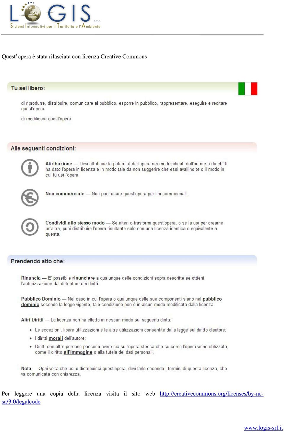 della licenza visita il sito web