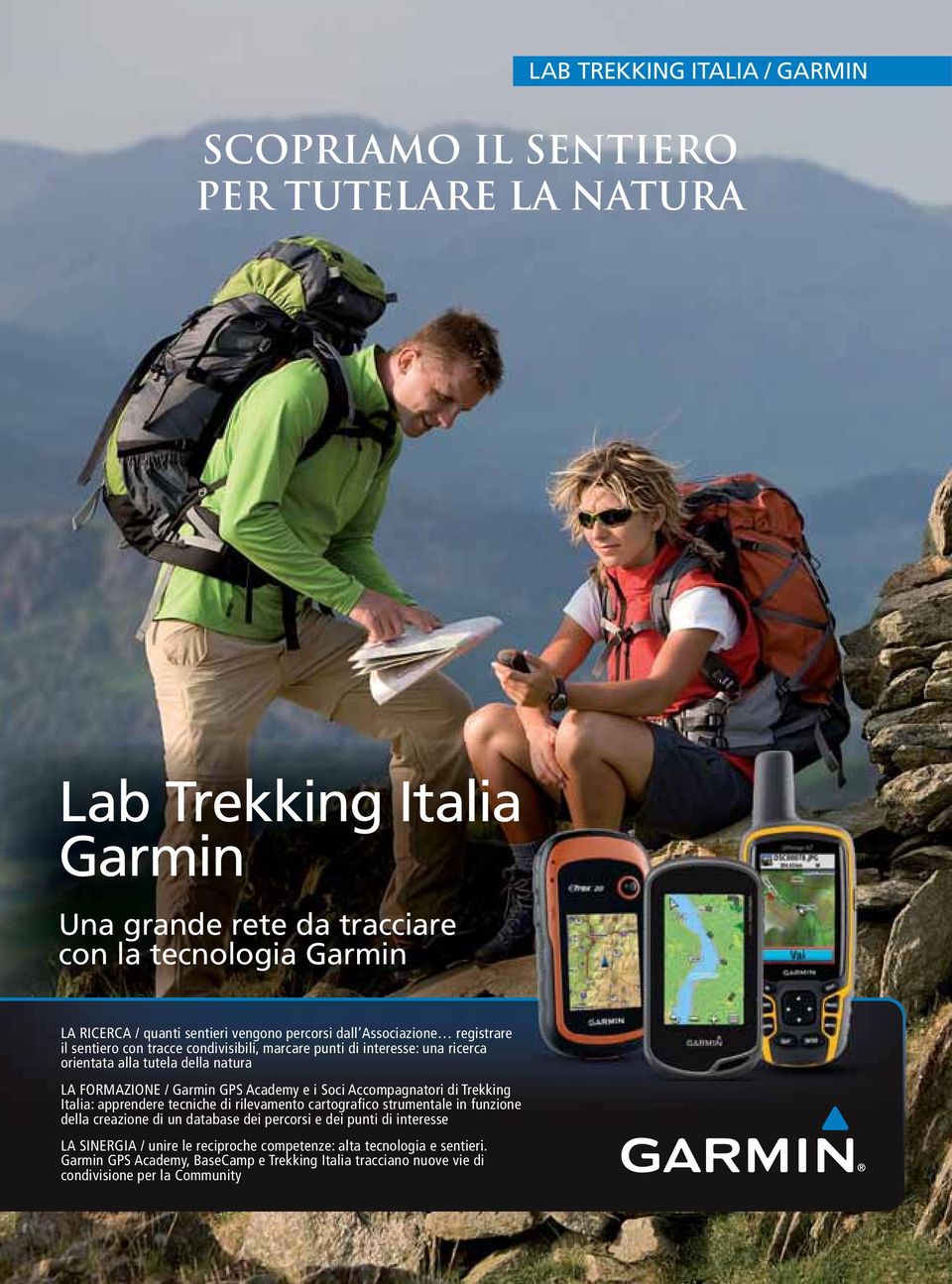 GPS Academy e i Soci Accompagnatori di Trekking Italia: apprendere tecniche di rilevamento cartografico strumentale in funzione della creazione di un database dei percorsi e dei punti