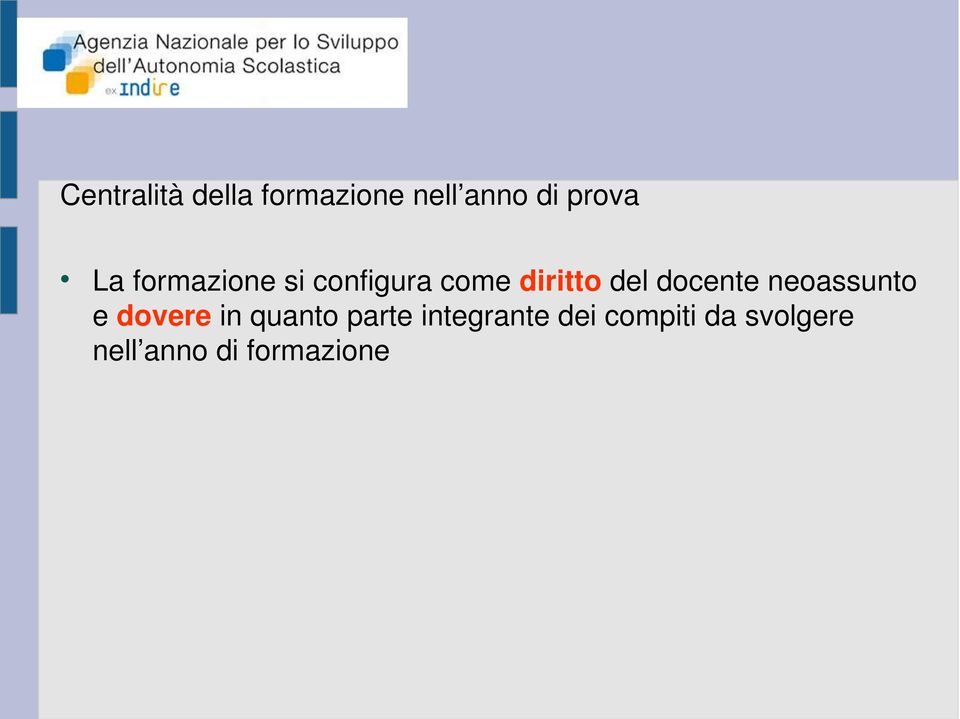 docente neoassunto e dovere in quanto parte