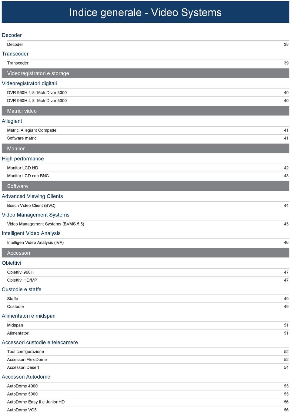 Management Systems Video Management Systems (BVMS 5.