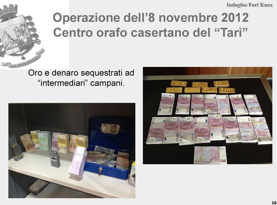 del Tarì Oro e denaro