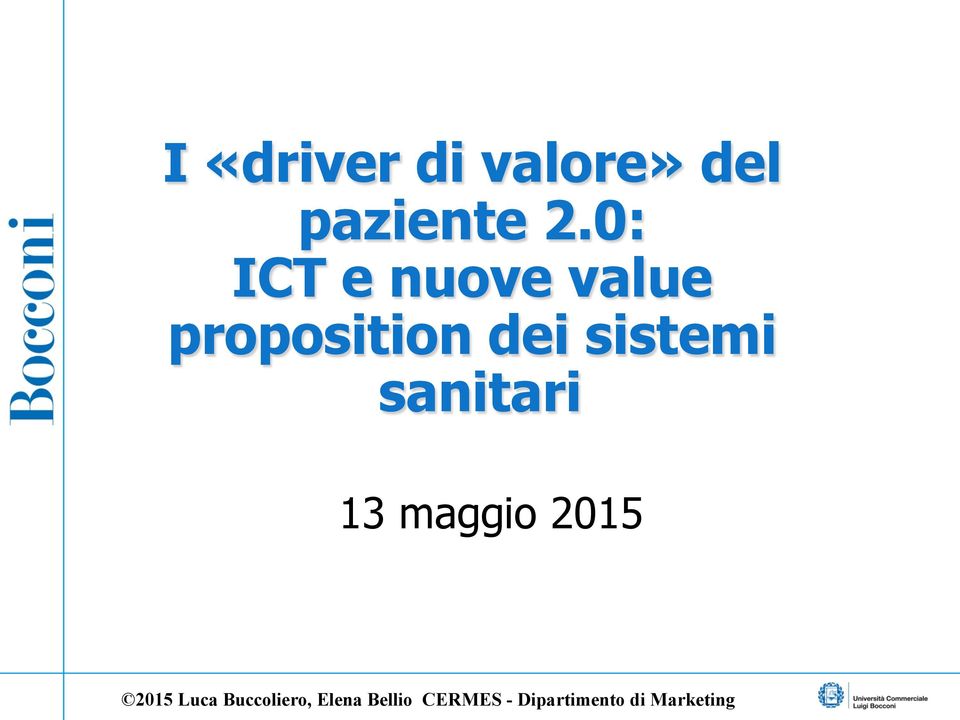 0: ICT e nuove value