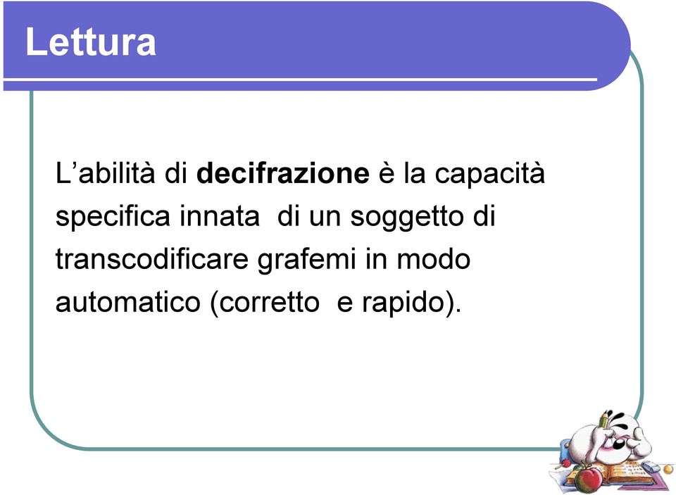 soggetto di transcodificare grafemi