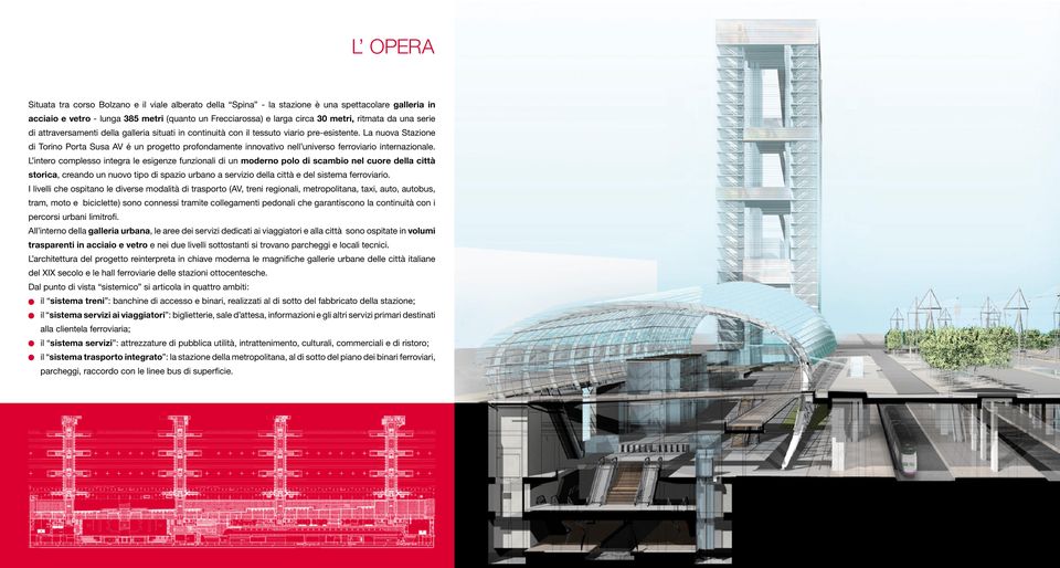 La nuova Stazione di Torino Porta Susa AV é un progetto profondamente innovativo nell universo ferroviario internazionale.