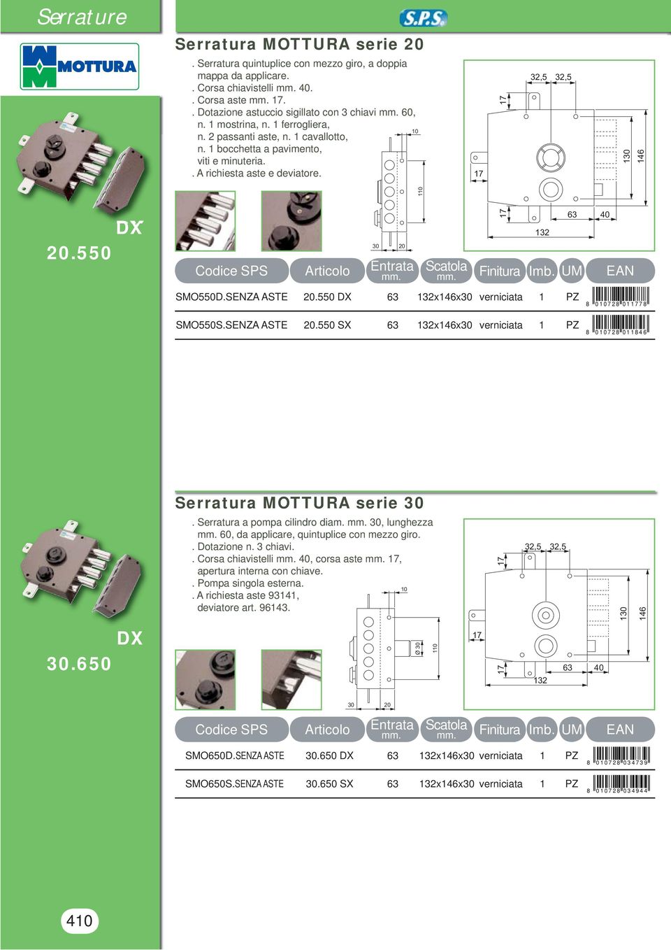 550 63 132x146x verniciata 1 PZ SMO550S.SENZ STE.550 SX 63 132x146x verniciata 1 PZ 8 0 1 0 7 2 8 0 1 1 7 7 8 8 0 1 0 7 2 8 0 1 1 8 4 6 Serratura MOTTUR serie. Serratura a pompa cilindro diam.