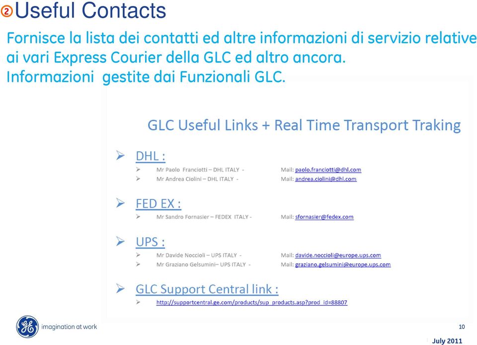 relative ai vari Express Courier della GLC ed