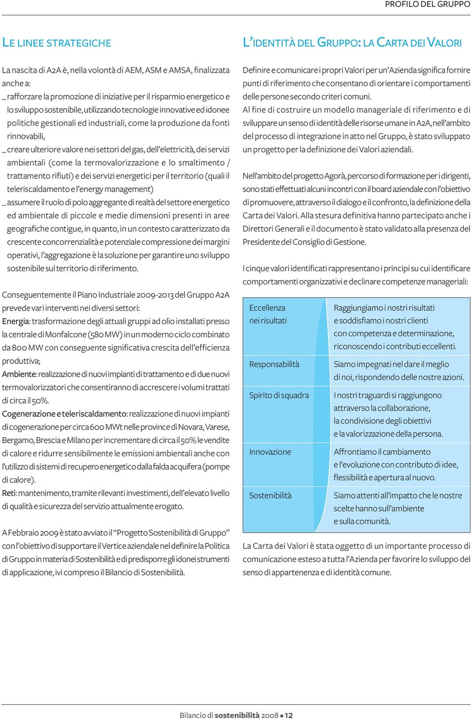 dei servizi ambientali (come la termovalorizzazione e lo smaltimento / trattamento rifiuti) e dei servizi energetici per il territorio (quali il teleriscaldamento e l energy management) _ assumere il