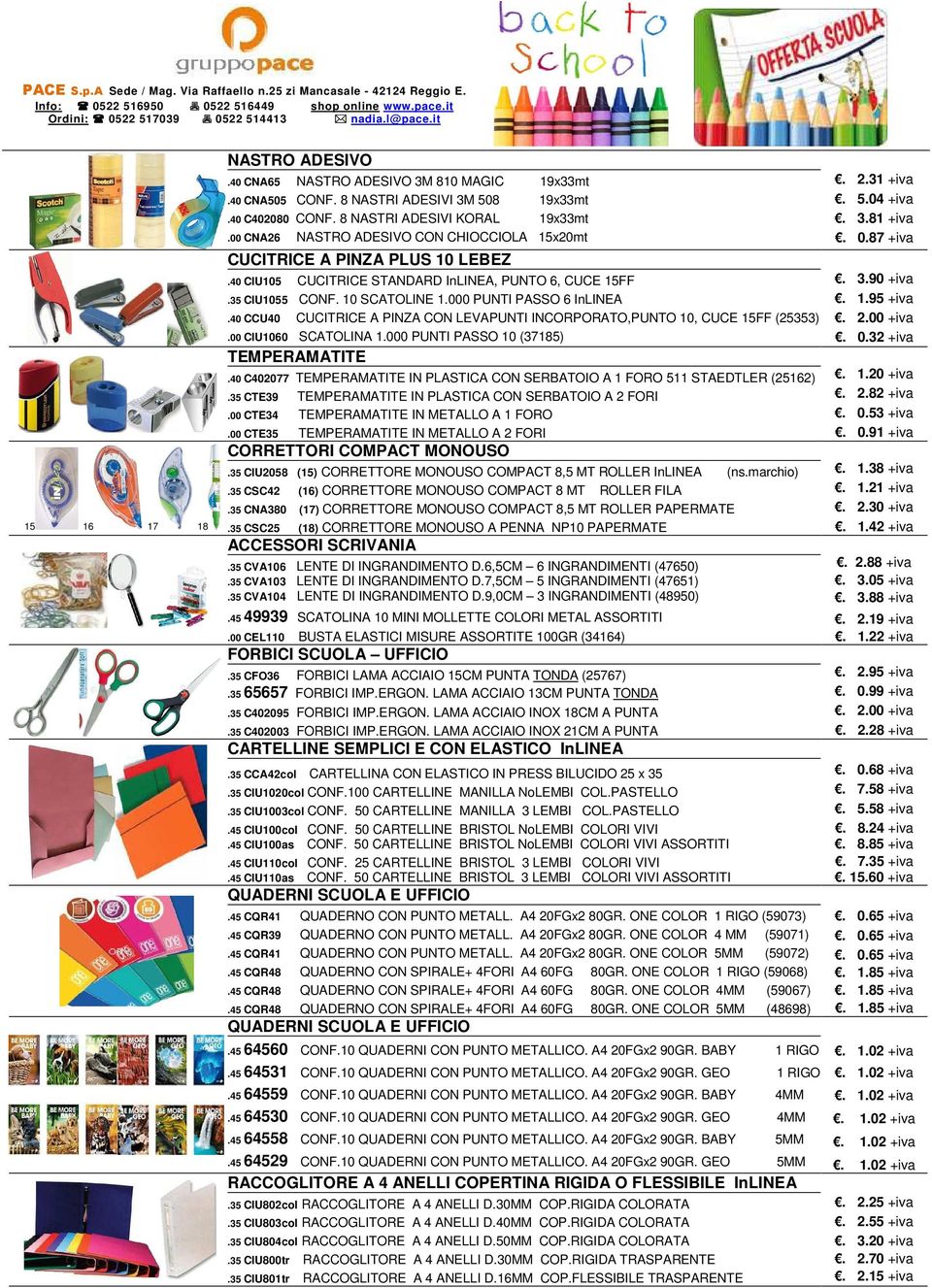 40 CCU40 CUCITRICE A PINZA CON LEVAPUNTI INCORPORATO,PUNTO 10, CUCE 15FF (25353).00 CIU1060 SCATOLINA 1.000 PUNTI PASSO 10 (37185) TEMPERAMATITE.