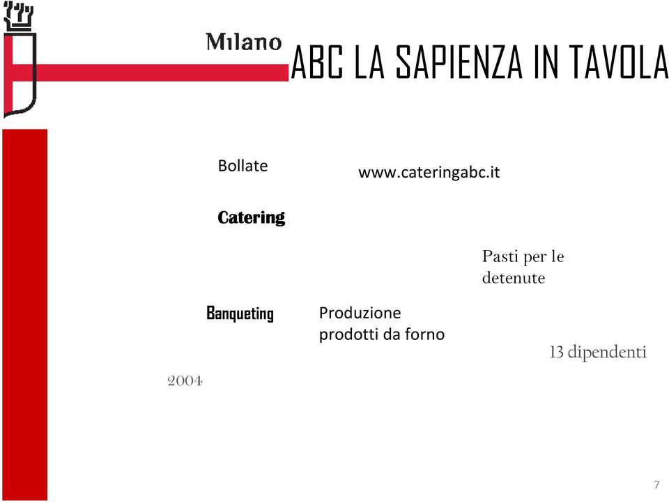 it Catering 2004 Banqueting