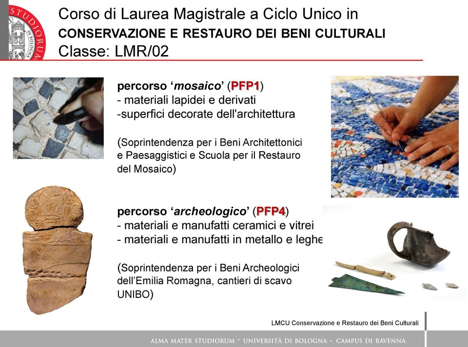 percorso archeologico (PFP4) - materiali e manufatti ceramici e vitrei - materiali e manufatti