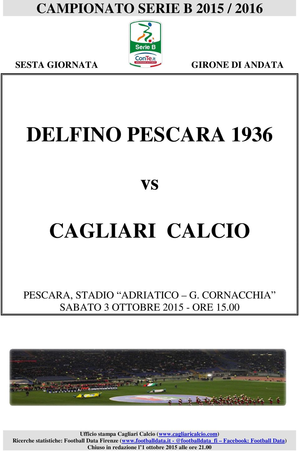 00 Ufficio stampa Cagliari Calcio (www.cagliaricalcio.