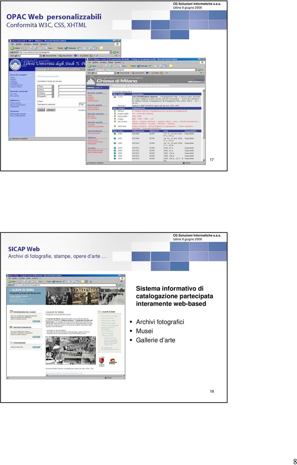 Sistema informativo di catalogazione partecipata