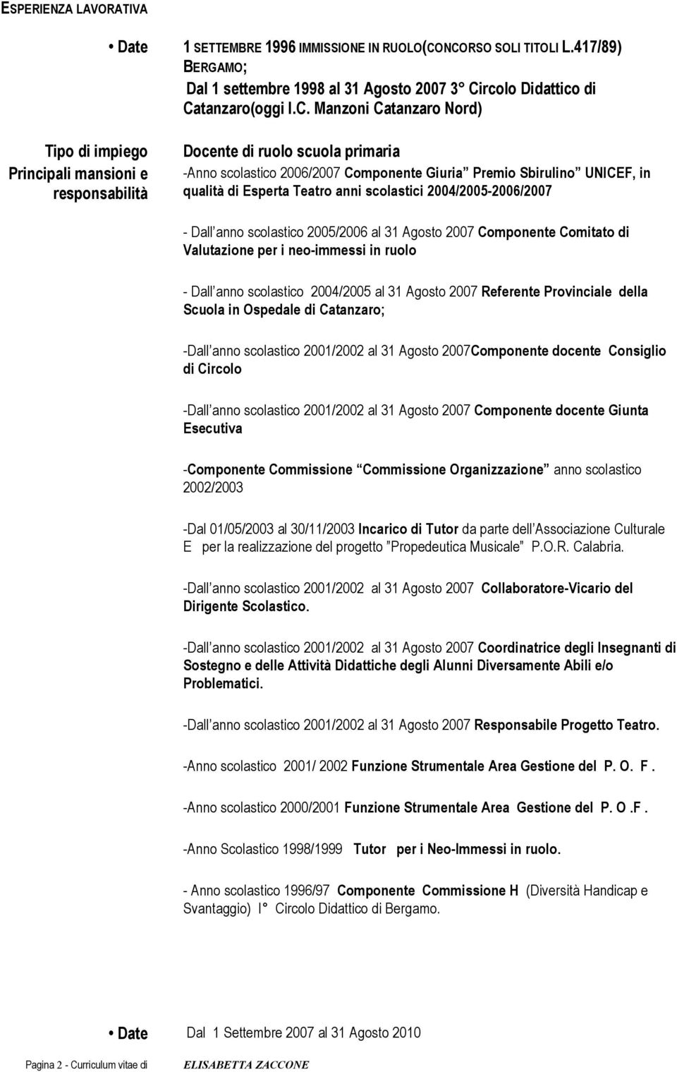 rcolo Didattico di Ca