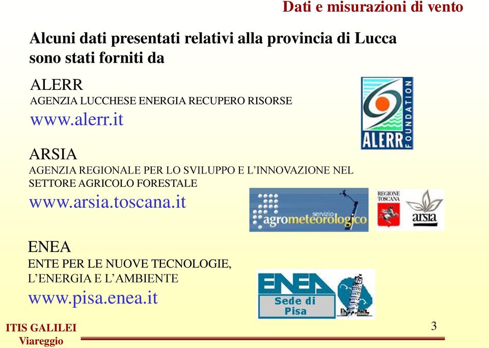 it ARSIA AGENZIA REGIONALE PER LO SVILUPPO E L INNOVAZIONE NEL SETTORE AGRICOLO