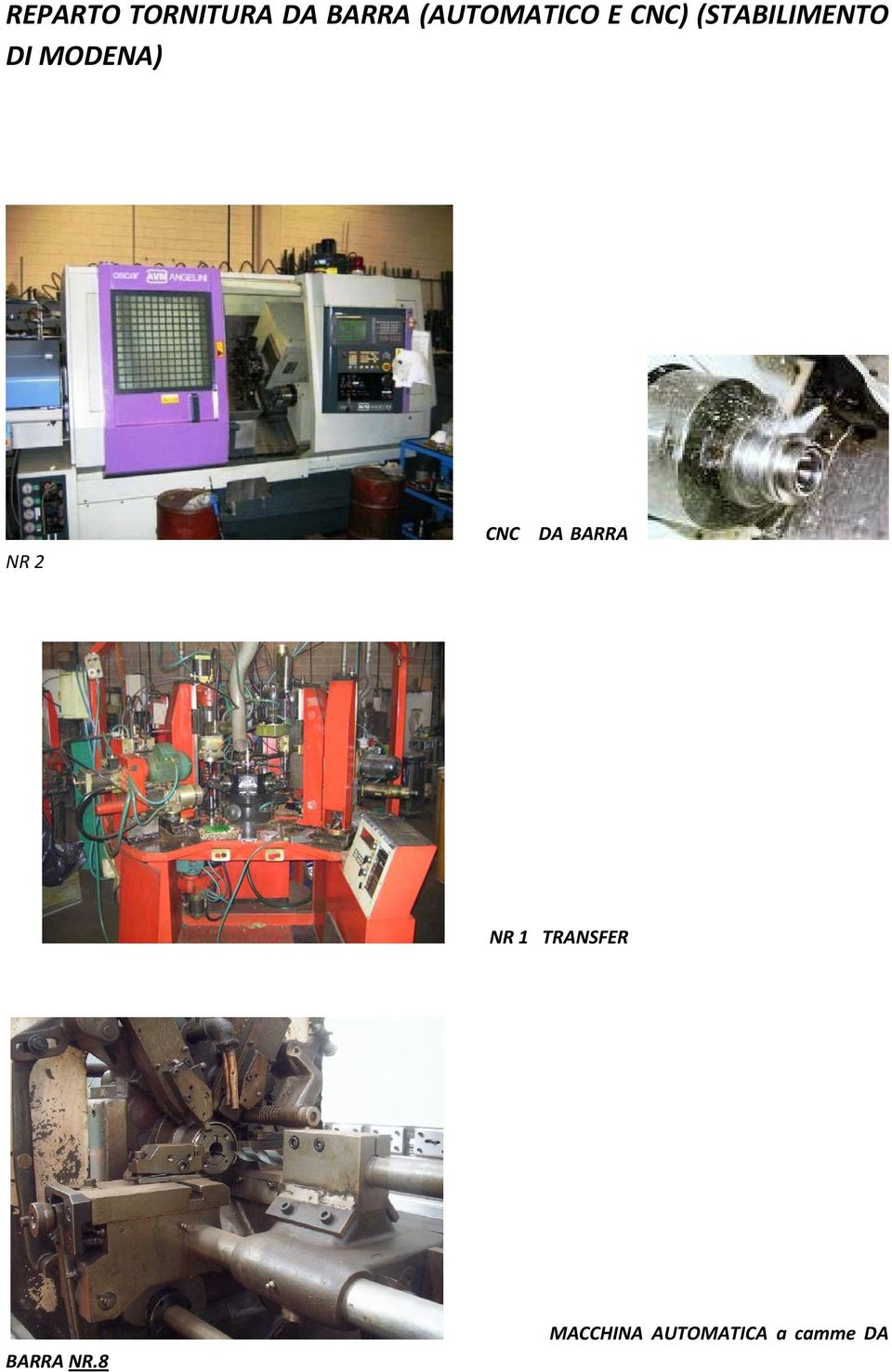 MODENA) NR 2 CNC DA BARRA NR 1