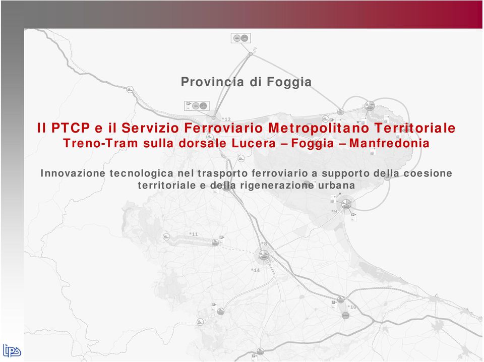 Foggia Manfredonia Innovazione tecnologica nel trasporto