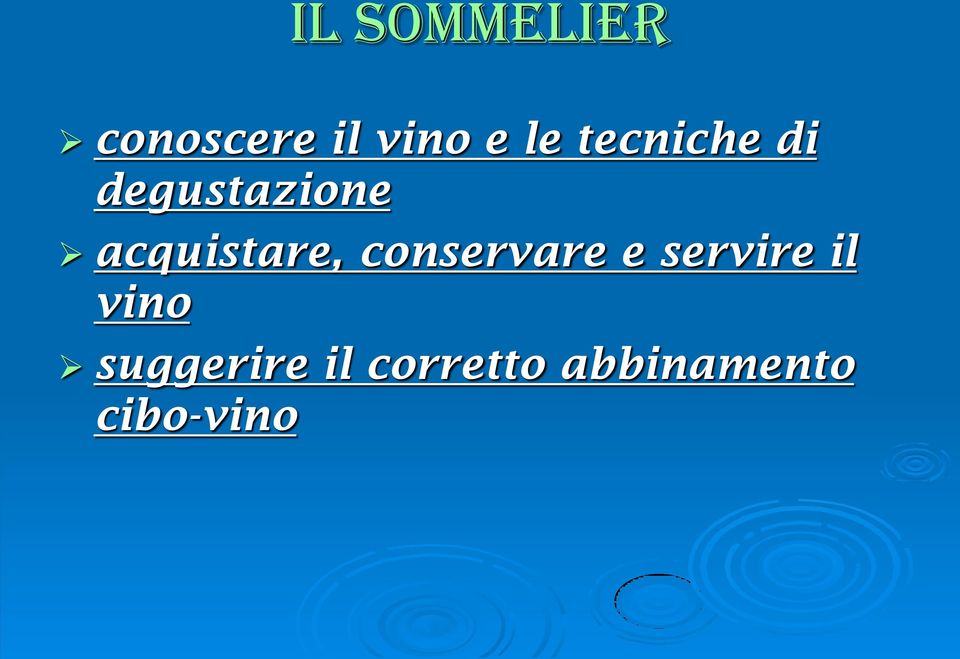 conservare e servire il vino