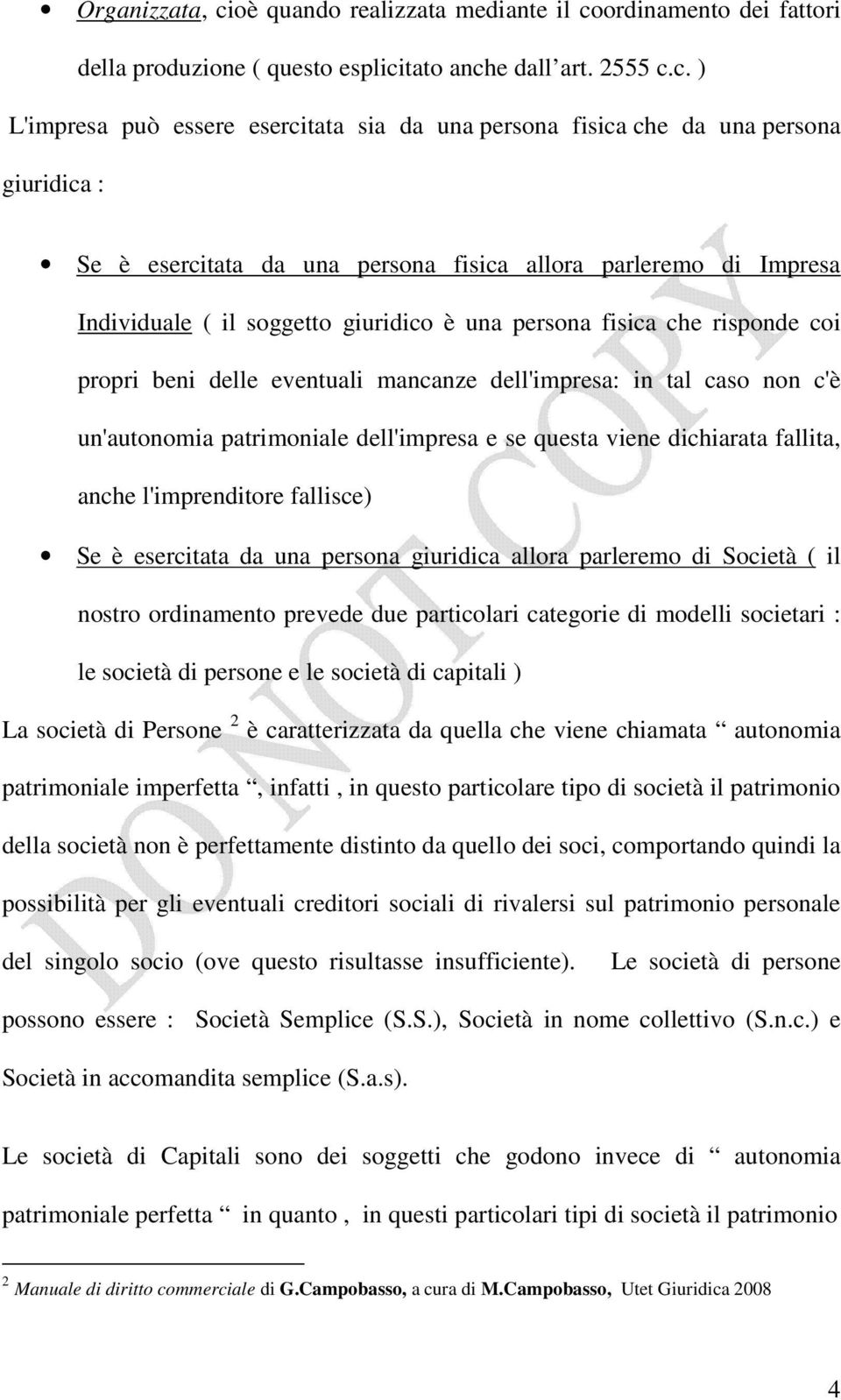 ordinamento dei fattori della produzione ( questo esplici