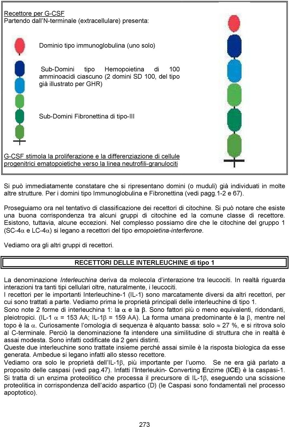 immediatamente constatare che si ripresentano domini (o muduli) già individuati in molte altre strutture. Per i domini tipo Immunoglobulina e Fibronettina (vedi pagg.1-2 e 67).