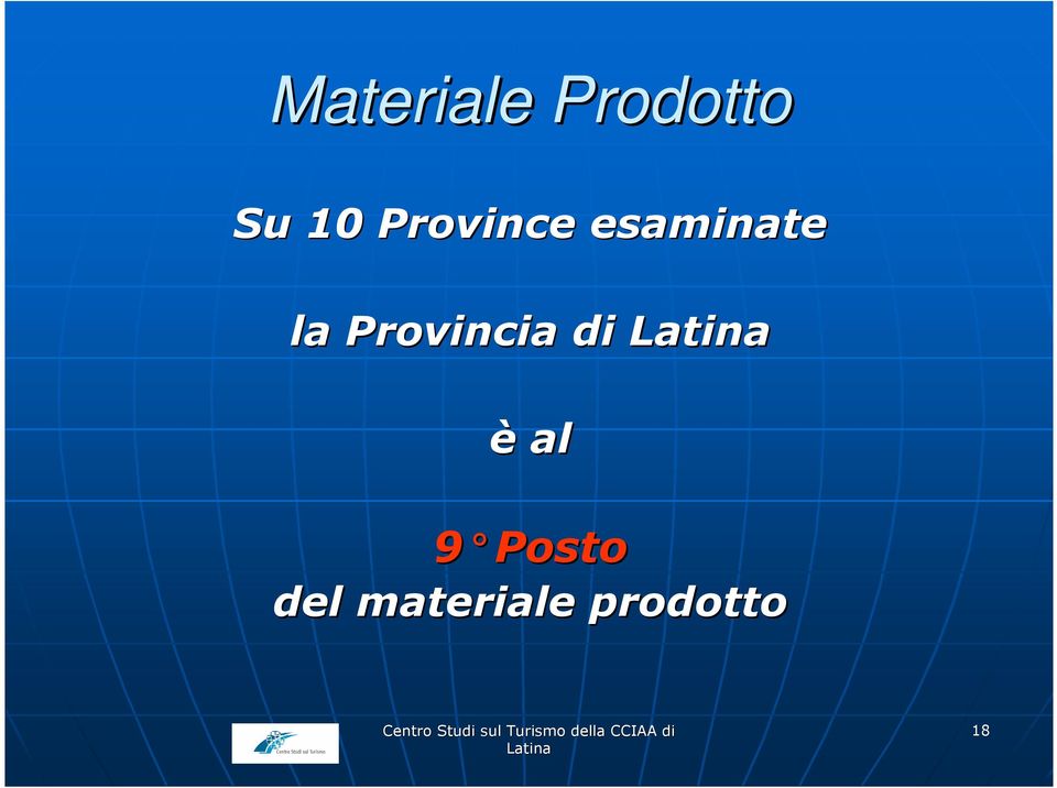 Provincia di è al 9