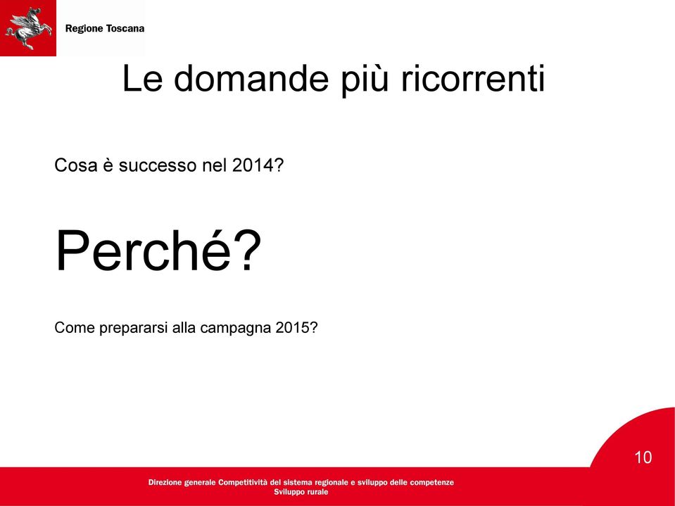 successo nel 2014?