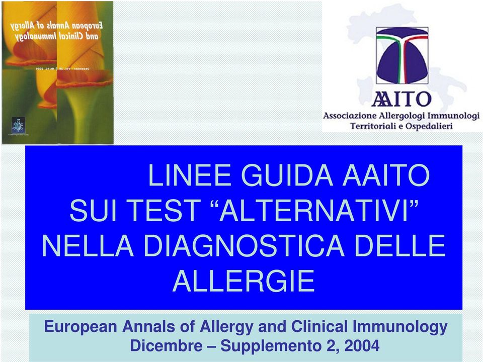 ALLERGIE European Annals of Allergy