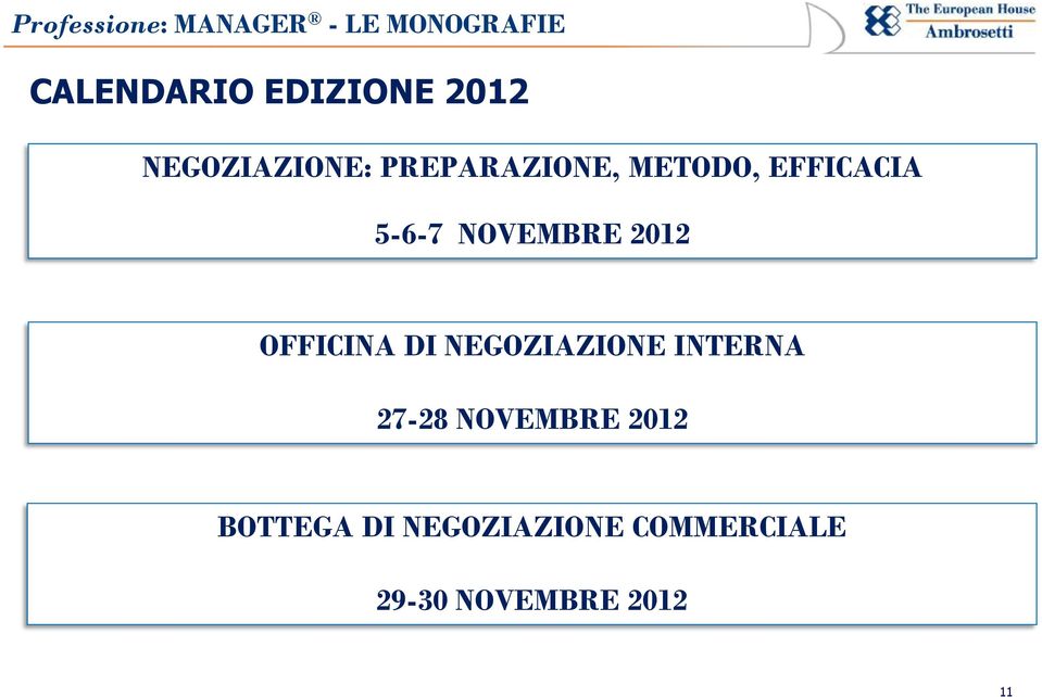 2012 OFFICINA DI NEGOZIAZIONE INTERNA 27-28