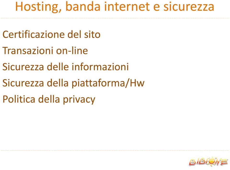 on-line Sicurezza delle informazioni