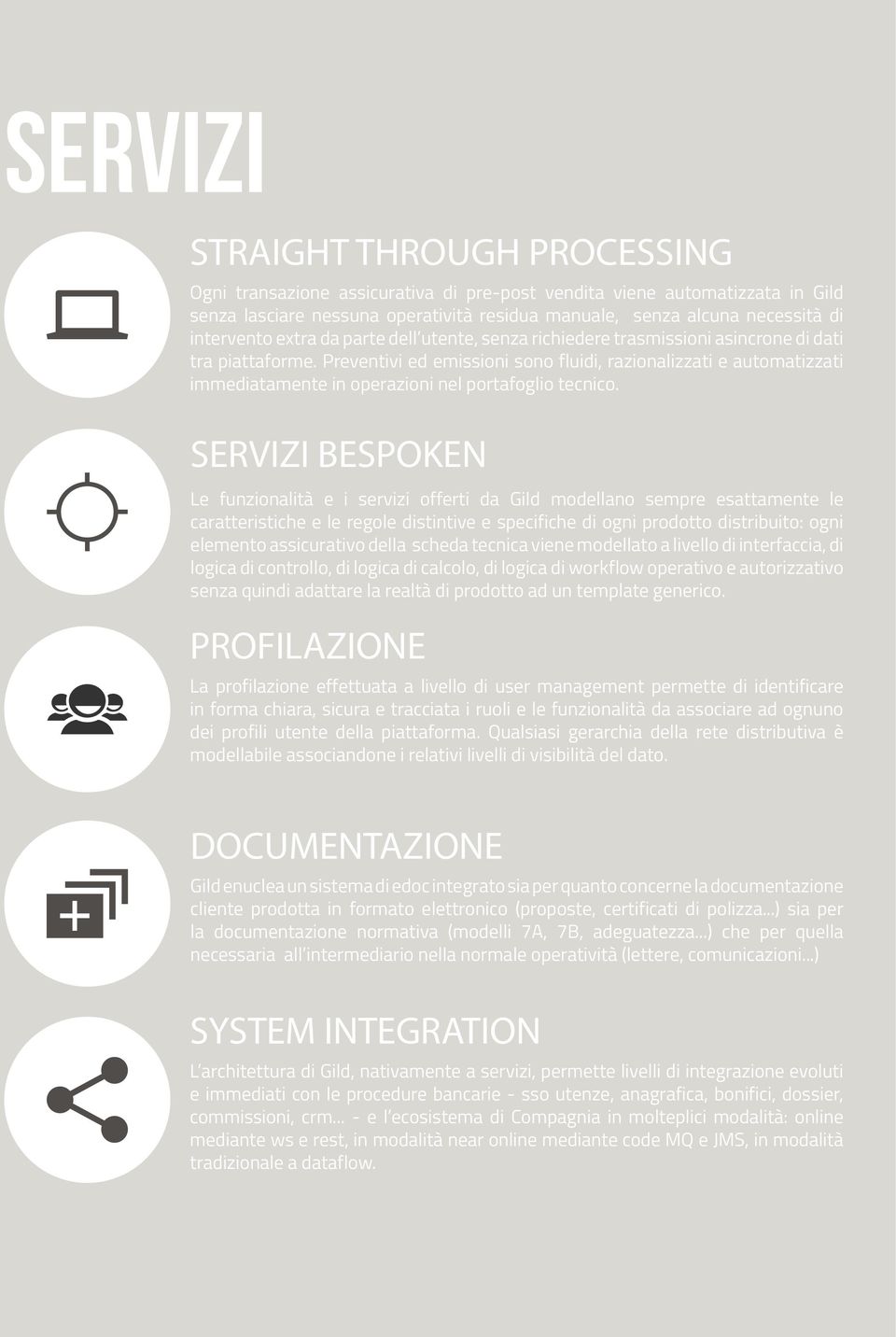 Preventivi ed emissioni sono fluidi, razionalizzati e automatizzati immediatamente in operazioni nel portafoglio tecnico.