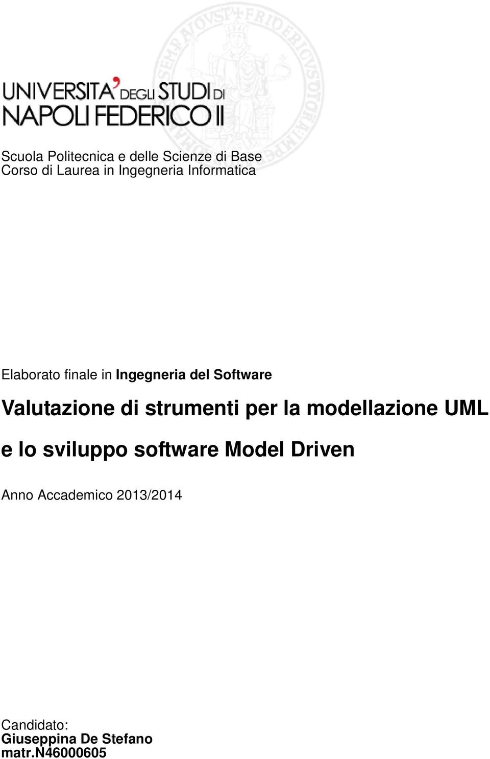 Software Valutazione di strumenti per la modellazione UML Anno