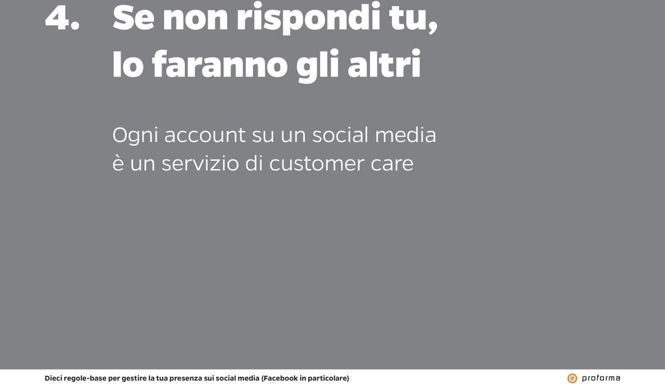 account su un social media