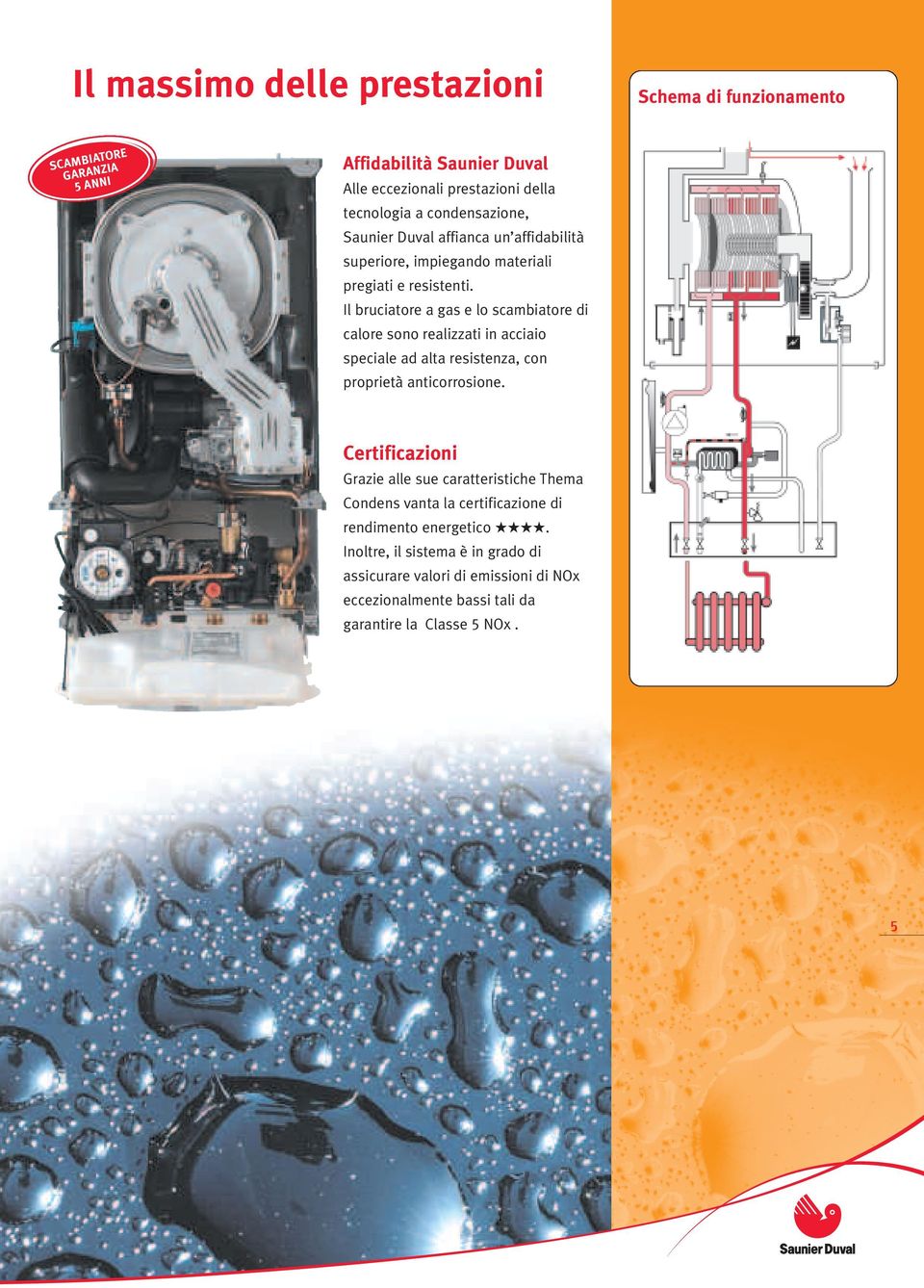 Il bruciatore a gas e lo scambiatore di calore sono realizzati in acciaio speciale ad alta resistenza, con proprietà anticorrosione.