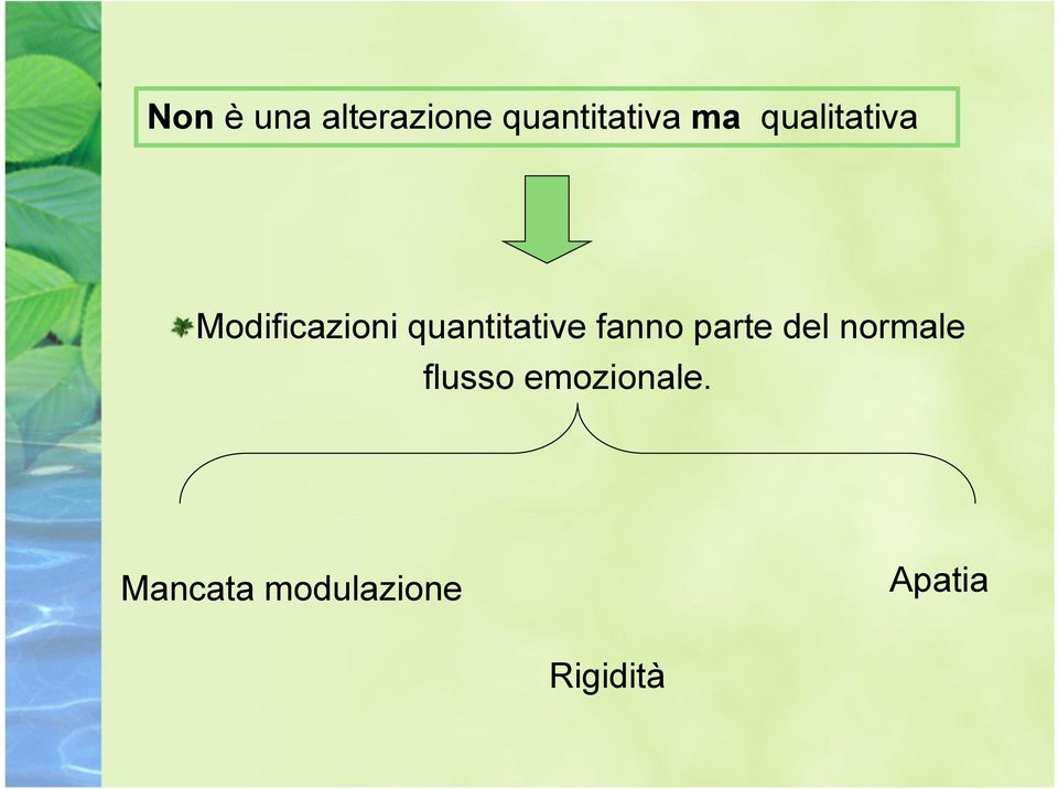 Modificazioni quantitative fanno parte