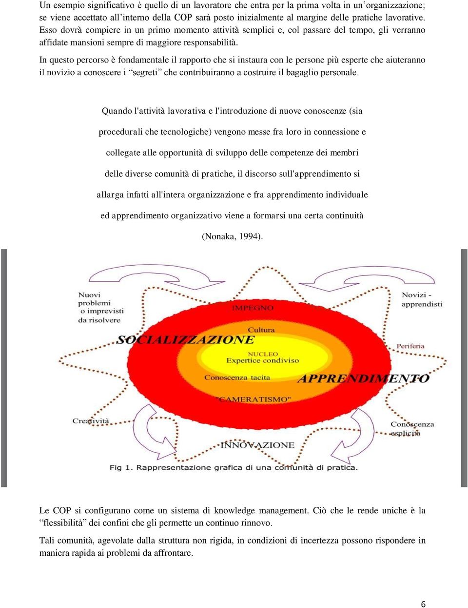 In questo percorso è fondamentale il rapporto che si instaura con le persone più esperte che aiuteranno il novizio a conoscere i segreti che contribuiranno a costruire il bagaglio personale.