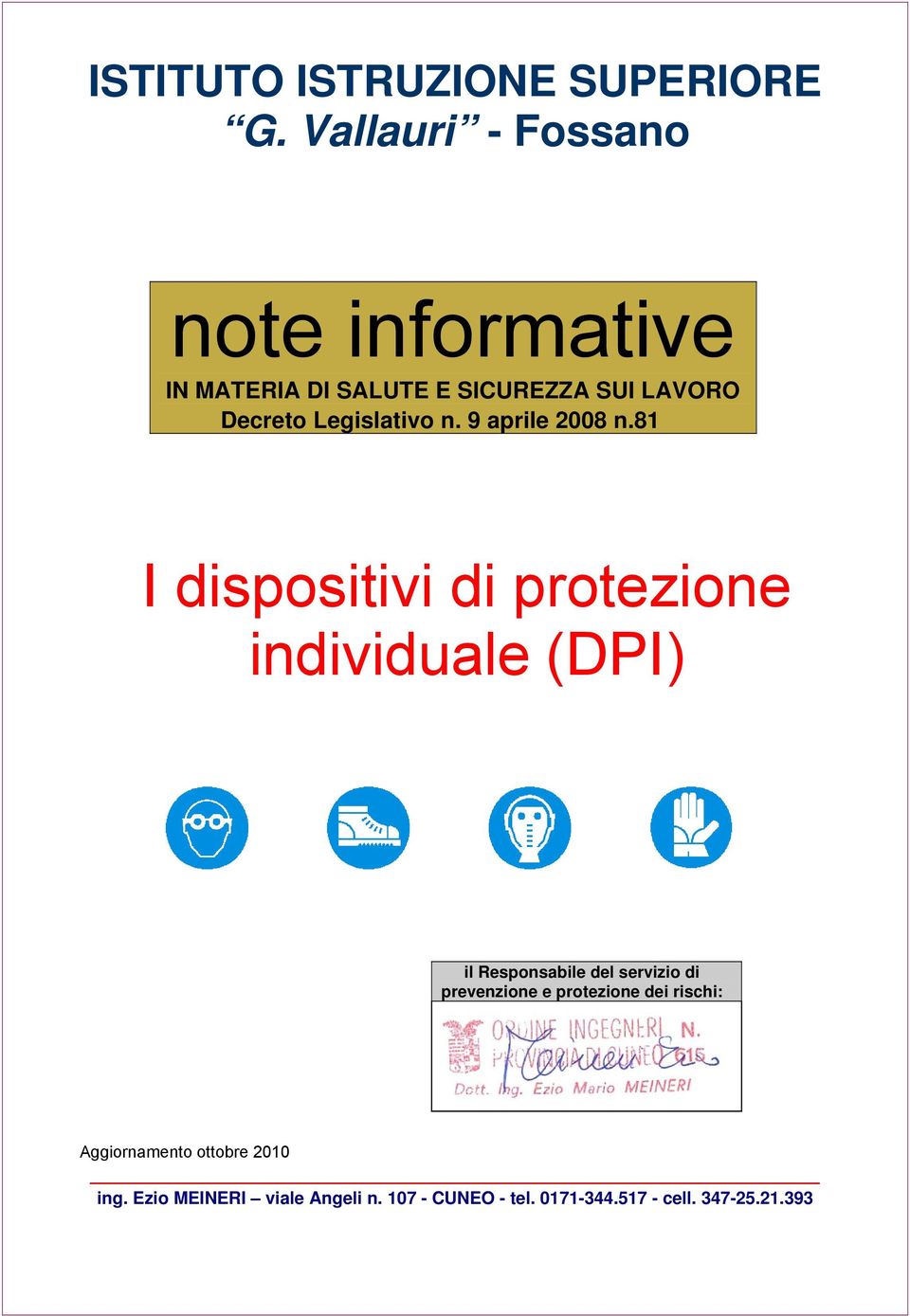 Legislativo n. 9 aprile 2008 n.