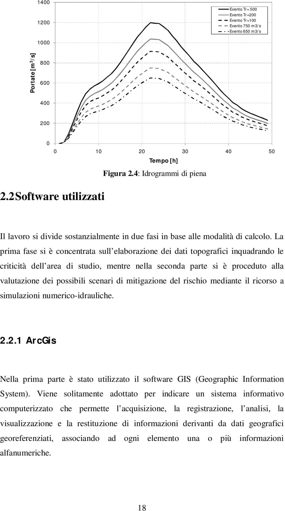 La prima fase si è concentrata sull elaborazione dei dati topografici inquadrando le criticità dell area di studio, mentre nella seconda parte si è proceduto alla valutazione dei possibili scenari di