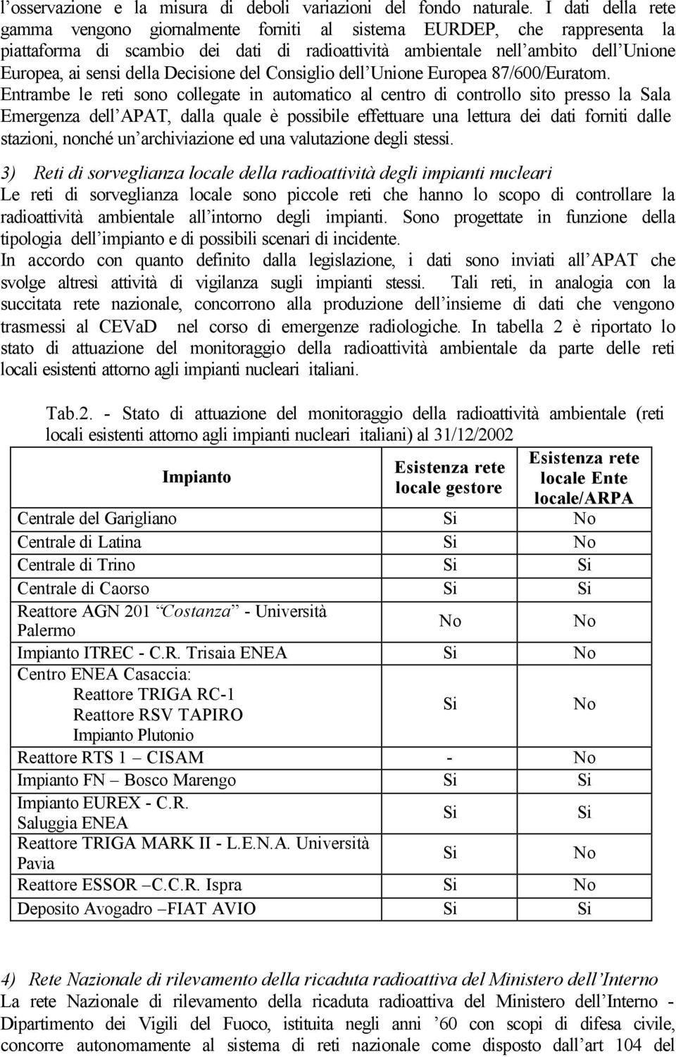 Decisione del Consiglio dell Unione Europea 87/600/Euratom.