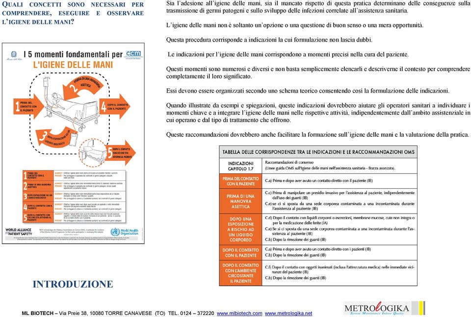 assistenza sanitaria. L igiene delle mani non è soltanto un opzione o una questione di buon senso o una mera opportunità.