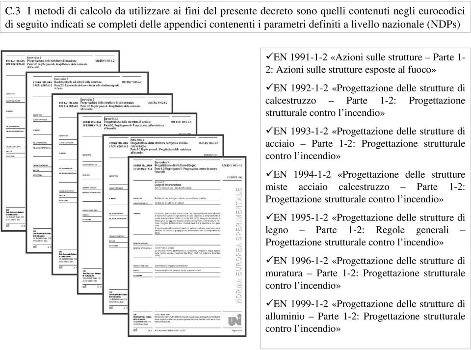 strutturale contro l incendio» EN 1993-1-2 «Progettazione delle strutture di acciaio Parte 1-2: Progettazione strutturale contro l incendio» EN 1994-1-2 «Progettazione delle strutture miste acciaio