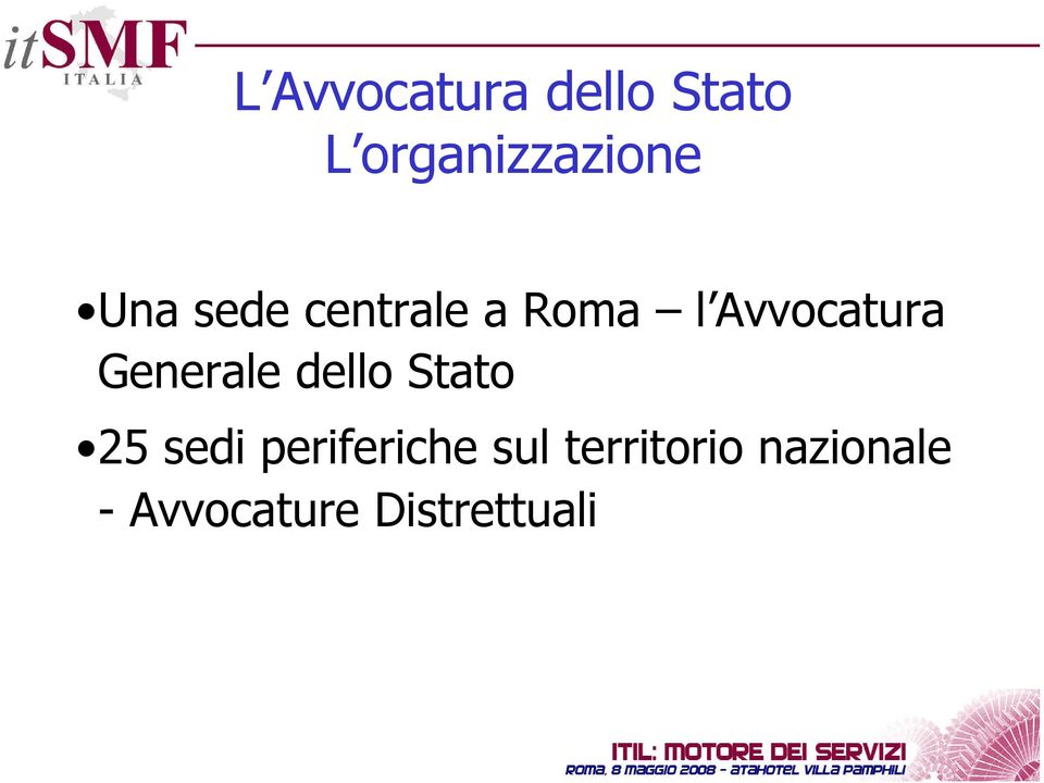 Generale dello Stato 25 sedi periferiche