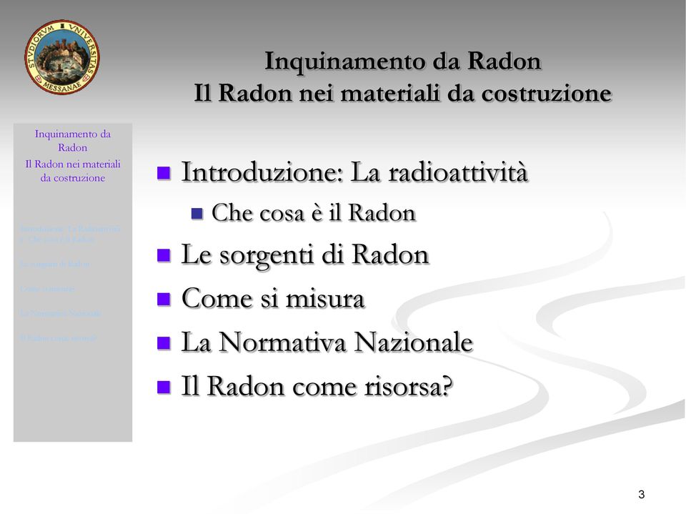 La radioattività Che