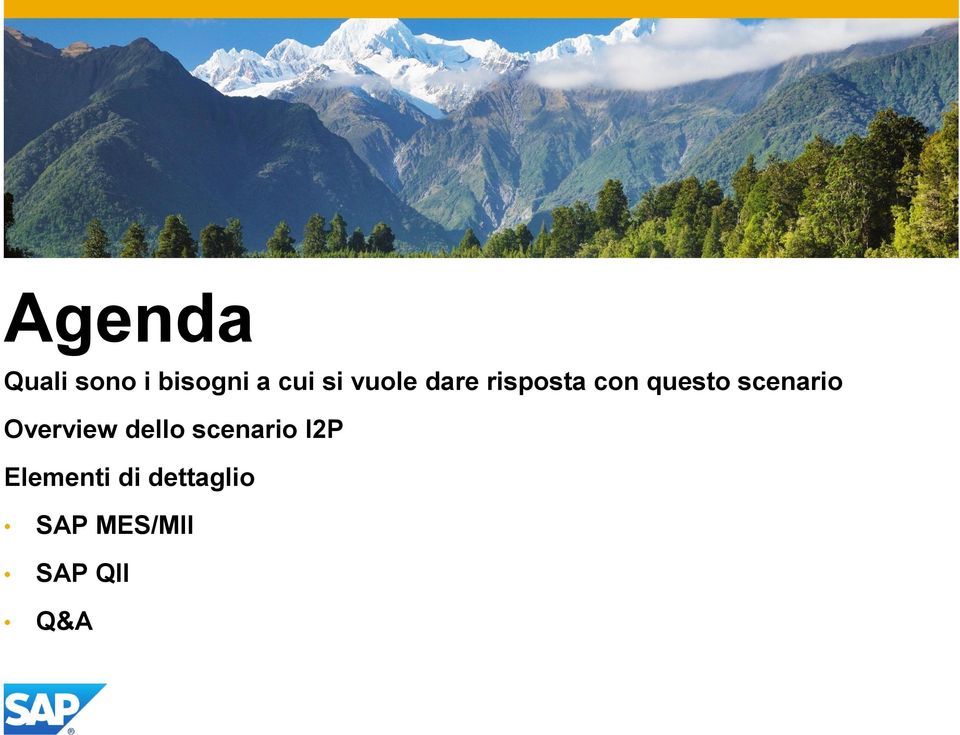 scenario Overview dello scenario I2P