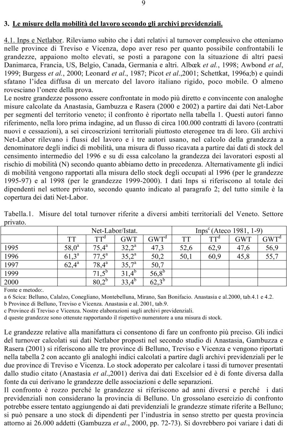 se posti a paragone con la situazione di altri paesi Danimarca, Francia, US, Belgio, Canada, Germania e altri. Albœk et al., 1998; Awbond et al, 1999; Burgess et al., 2000; Leonard et al.