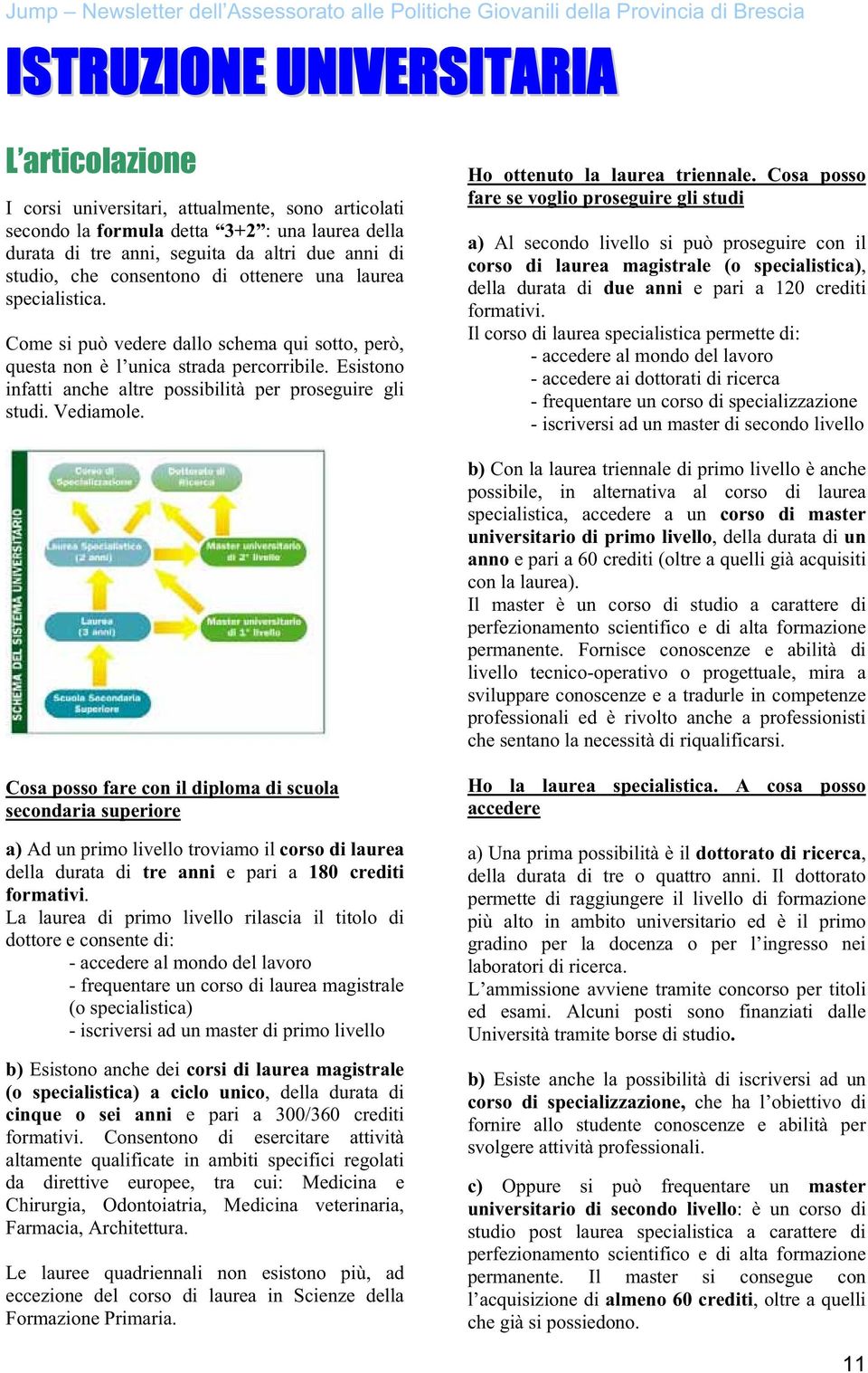 Esistono infatti anche altre possibilità per proseguire gli studi. Vediamole. Ho ottenuto la laurea triennale.