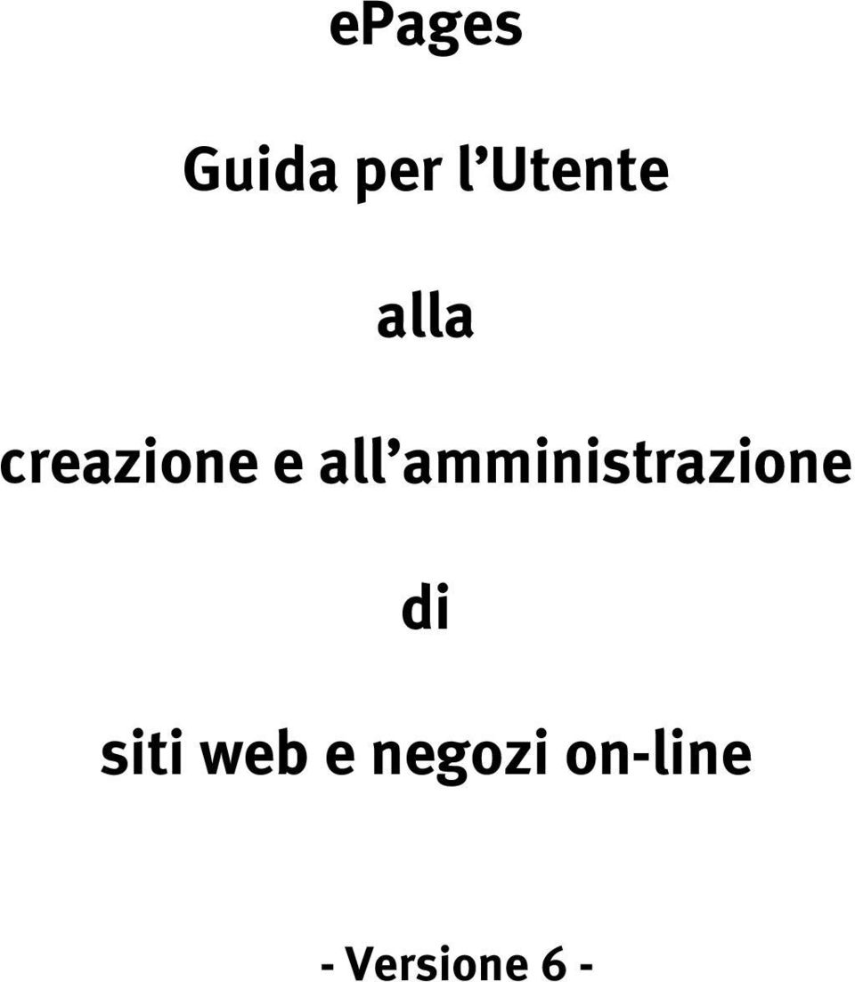 amministrazione di siti