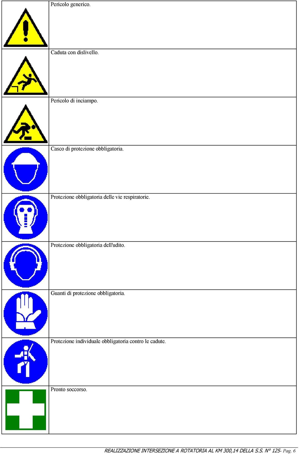 Protezione obbligatoria dell'udito. Guanti di protezione obbligatoria.