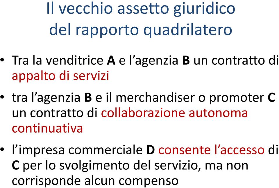 promoter C un contratto di collaborazione autonoma continuativa l impresa