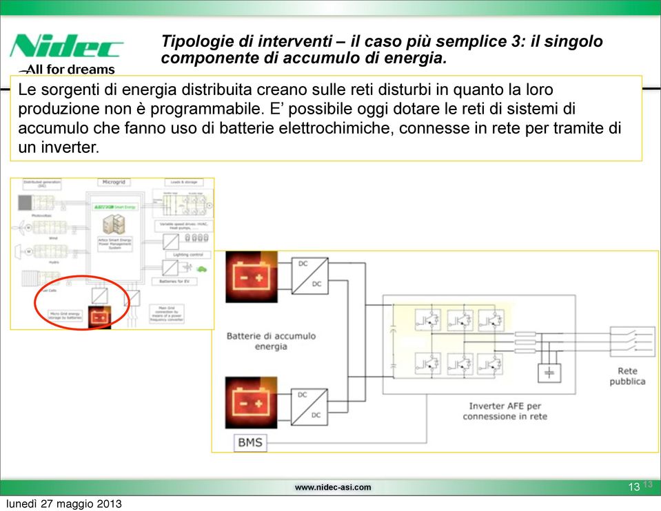 non è programmabile.