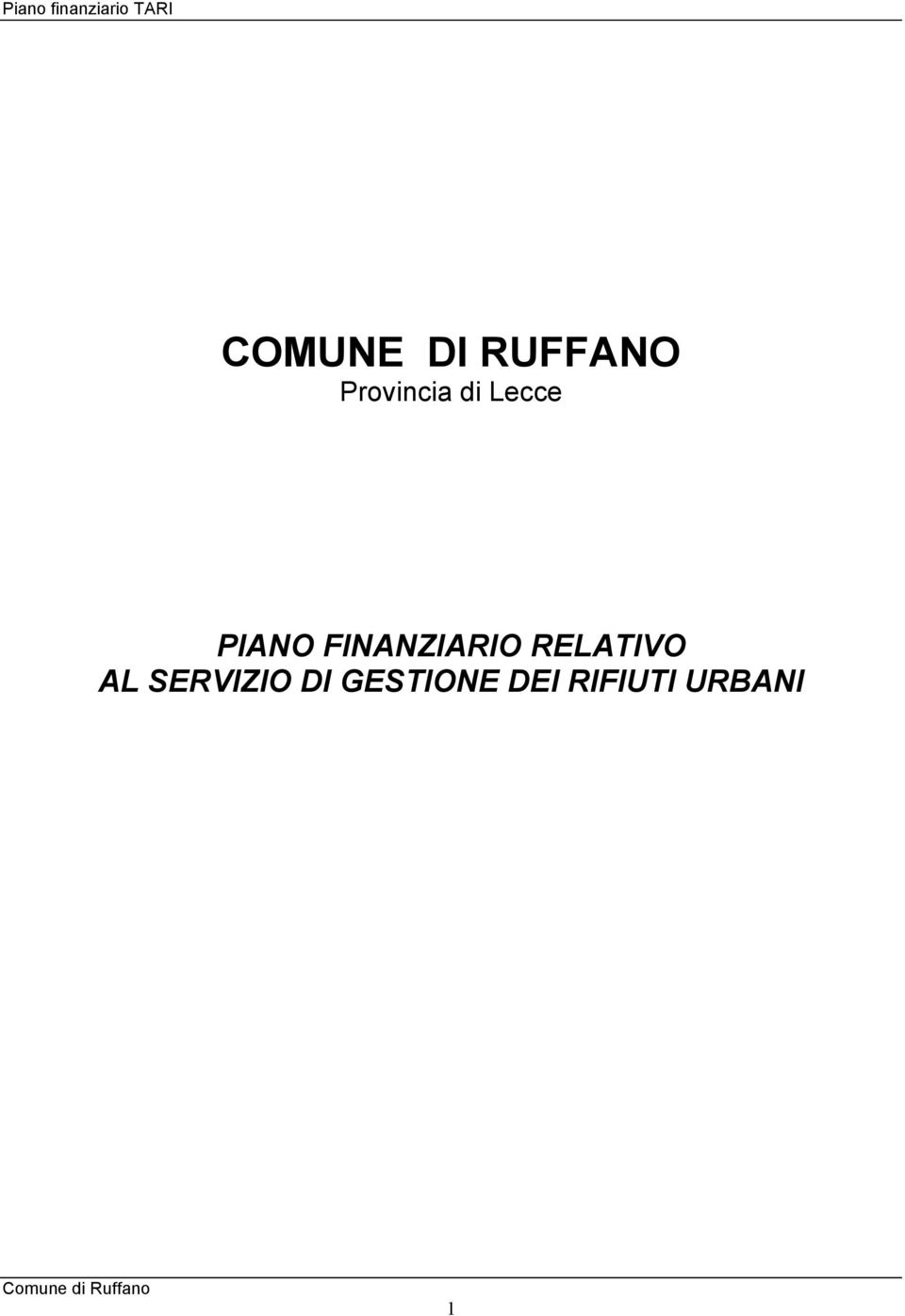 FINANZIARIO RELATIVO AL