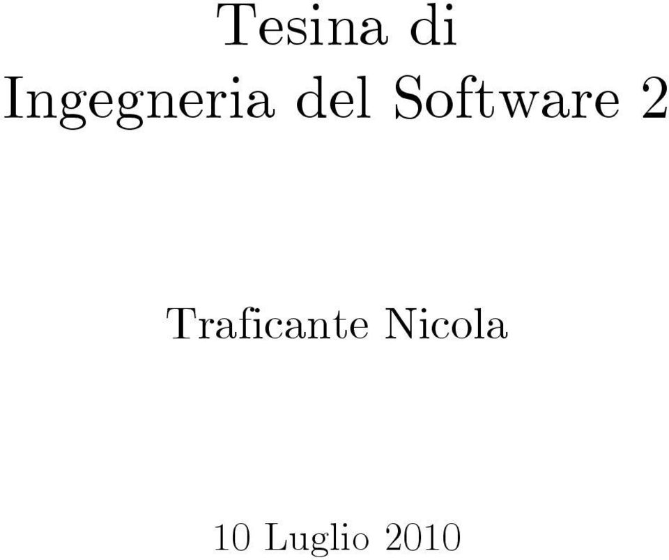 Software 2